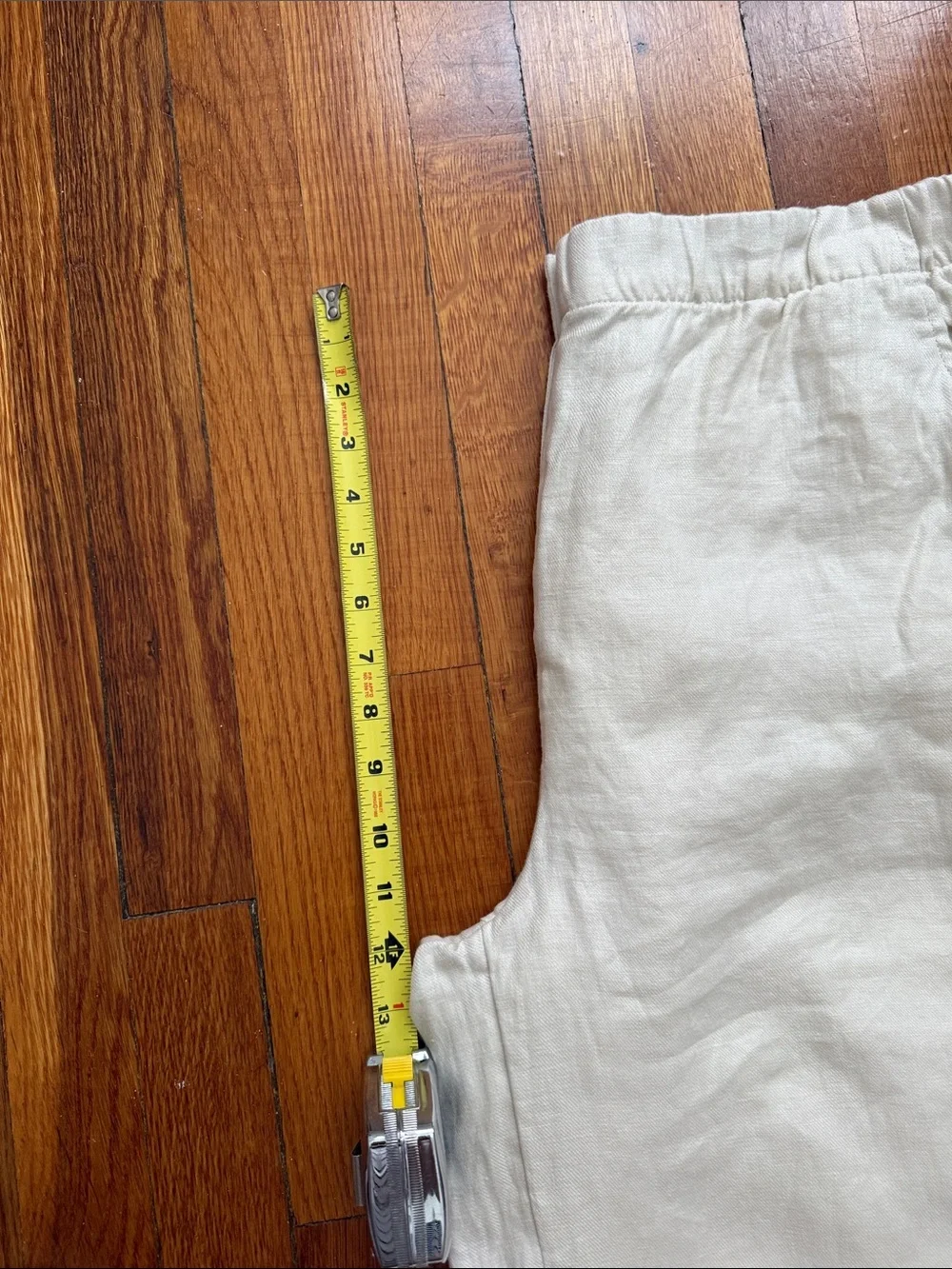 Banana Republic Wide Leg Linen Pants in Natural Cream